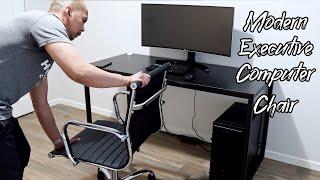 Modern Office Computer Executive Chair by Mastery Mart Store (Amazon Rating 4.2 out of 5)