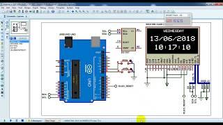 Arduino real time clock with DS1307 and SSD1306 OLED