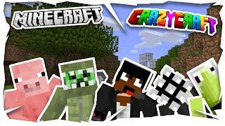 Minecraft - CRAZY CRAFT IS INSANE! (ft. DeveshDFG, Luke, Toni, SuperAsian)