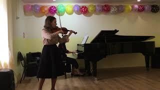 Staccato Etude - N.Baclanova. Violin cover/ Этюд Стаккато - Н.Бакланова. Скрипка