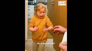 Wiping Fake Poop On Kids | SASSY MEDIA