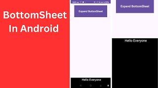 Android Bottom Sheet Tutorial: Expand and Collapse with Button - Learn Android Development