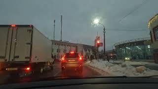 Timelapse road minsk - logoisk - minsk december 2022