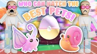 Who can hatch the BEST EASTER PETS in Overlook Bay | Roblox