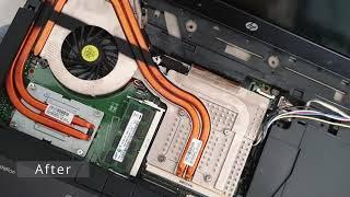 HP EliteBook 8740w laptop overheat fix