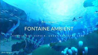 Chemin de L'Espoir Fontaine Ambient Background Music Calm Underwater Sound (1Hr) | Genshin Impact