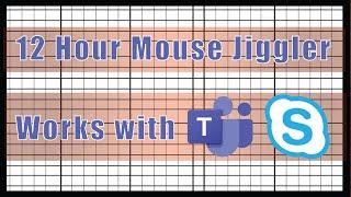 Mouse Jiggler 12 Hours (ALMOST) - Keep your Computer Awake