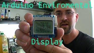 Arduino Pro-Mini Enviromental Display Project