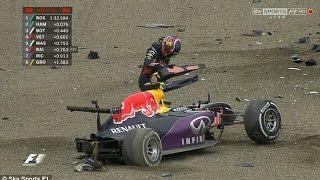 GP F1 Japanese: Daniil Kvyat crash @ qualifying in Suzuka