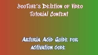 Steps how to Download & Install full version Arturia Acid