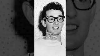 Buddy Holly's Last Words Before Death (on this day 3 February 1959) #shorts #quotes #history #music