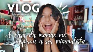 mostrei a casa da mamãe, arrumando a minha casa minimalista mesmo estando mal #vlog