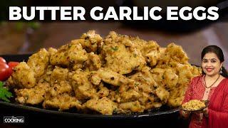 Butter Garlic Eggs | Egg Breakfast Recipes | Easy Dinner Recipes | Egg Recipes | Garlic butter eggs