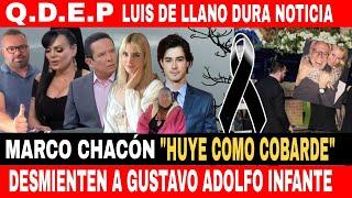 ️RIP/MARCO CHACÓN FLIES LIKE A COWARD/between life and death CMX actor Gustavo IS DENIED
