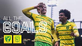 SARGENT ON FIRE  | ALL THE GOALS | Norwich City 4-1 Cardiff City