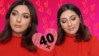 Valentinstag Makeup für Schlupflider Ü40/ bestager/ Softglam Valentines Day 