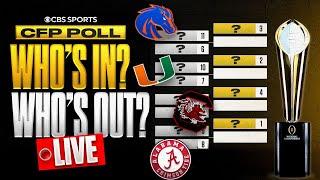 CFP Rankings Reveal & Reaction LIVE | Full Bracket Breakdown & which teams GOT SNUBBED?