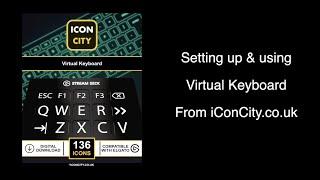 Virtual Keyboard from iConCity - Elgato Stream Deck Virtual Keyboard