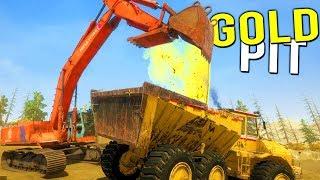 NEW GOLD MINING PIT! DIGGING DEEP FOR THE MOST GOLD - Gold Rush Full Release Gameplay