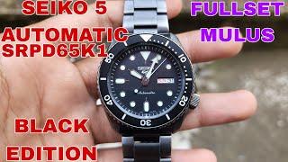 SOLD SEIKO 5 AUTOMATIC SRPD65K1 BLACK EDITION FULLSET MULUS ISTIMEWA FOLLOW IG LakoneWatch