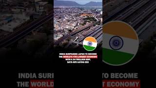 India become 4th largest Economy surpass Japan #india #economy #growth #development #news #shorts