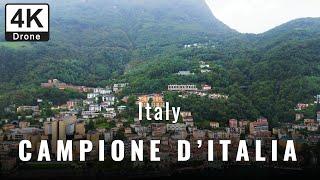 4K drone video and travel vlog on  campione ditalia city of Italy  | Travel guide