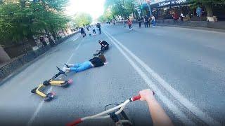 Epic Electric Scooter Fail Caught on Camera || WooGlobe Funnies