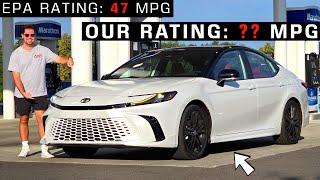 What's the ACTUAL Fuel Economy?? We TEST the 2025 Toyota Camry! -- Real-World Highway MPG Test