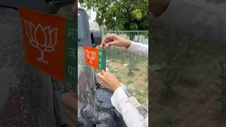 Car Flag&Road Install #reels #thar #carlover #caraccessories #modified
