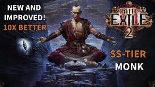 POE2 - UPDATED SHATTERING WAVE MONK IS 10X BETTER - Full Build Guide and Mobalytics in Description