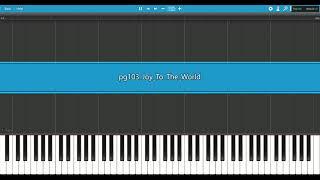 Alfred All-in-One Adult Book level 1, page 103 Joy To The World:: Synthesia MIDI File