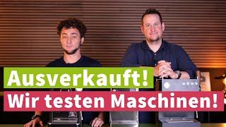 Wir verkaufen keine Espressomaschinen mehr - wir testen nur noch!