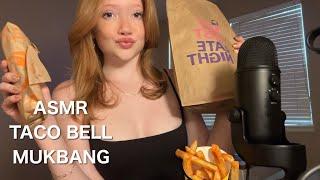 asmr eating taco bell