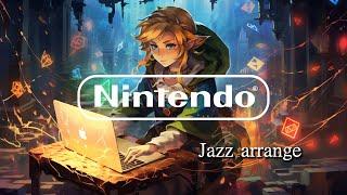 【Music For Work & Study 102 songs】Nintendo Music Medley / Jazz Arrangement（24/7 Live Stream）