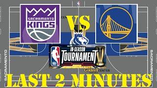 (NBA) Sacramento Kings VS Golden State Warriors "Thrilling To The End" (Last 2 Minutes)