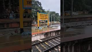 BEAUTIFUL TENKASI RAILWAY STATION IN COOL RAINING TIME #train