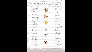 Animals and their sounds #spoken #englishvocab #learning #englishvocabulary