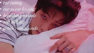 [BTS ASMR] Namjoon || ear nibbling || ear to ear kisses || soft talking || rain sounds ||requested 