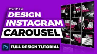 Instagram Carousel in Photoshop - Full easy Tutorial