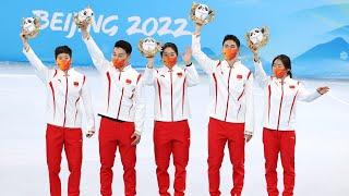 Beijing 2022| Review from AR Studio after Team China's 1st gold at short track events| Wu Dajing