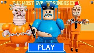 BARRY Vs PRISONER GRUMPY GRAN Vs PRISONER SIREN COP in BARRY'S PRISON RUN! New Scary Obby #Roblox