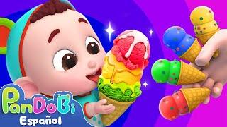 Los Helados Coloridos | Canción de Color | Canciones Infantiles | Super Pandobi en Español