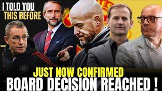 FINAL DECISION  MANCHESTER UNITED NEW COACH APPOINTMENT DONETEN HAG SACK! SKY NEWS TODAY