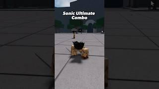 New Sonic Ultimate Combo | Roblox Saitama BattleGrounds