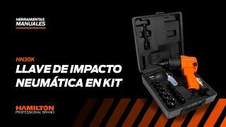 LLAVE DE IMPACTO NEUMATICA EN KIT HAMILTON - HN30K