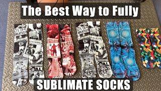 The Best Way to Fully SUBLIMATE SOCKS