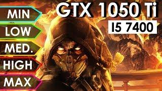 Mortal Kombat 11 | GTX 1050 Ti + i5-7400 | Lowest vs. Low vs. Medium vs. High vs. Max | 1080p