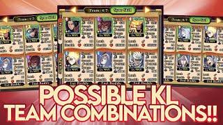 KAGE LEAGUE QUALIFIER POSSIBLE TEAM COMBINATIONS!! WHO IS OP TO USE? | Naruto Ultimate Ninja Blazing