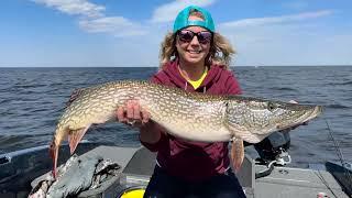 MN FISHING OPENER 2024 | STEPH'S BIG BONUS PIKE - UP NORTH OUTDOOR MADNESS