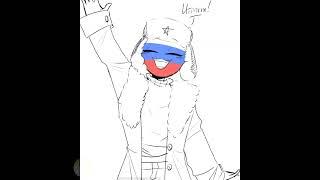 Благодарность России | Countryhumans комикс | Лисявская озвучка #shorts